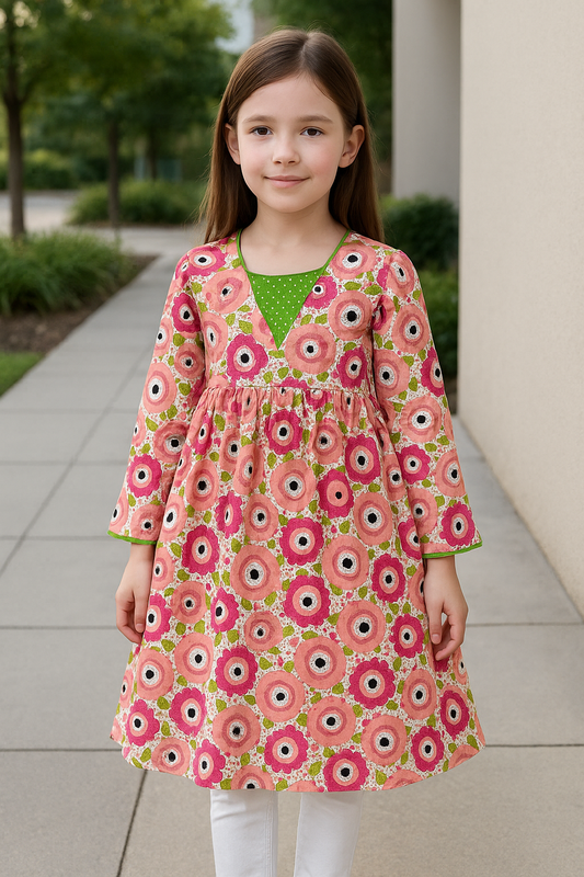 Barbie Doll Frock (Pink)