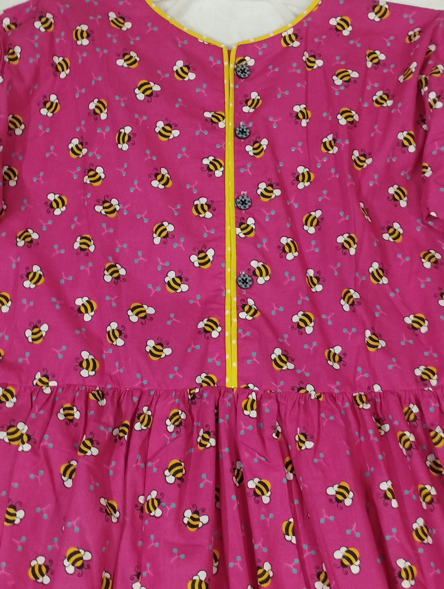 Barbie Doll Frock (Raspberry Rose)