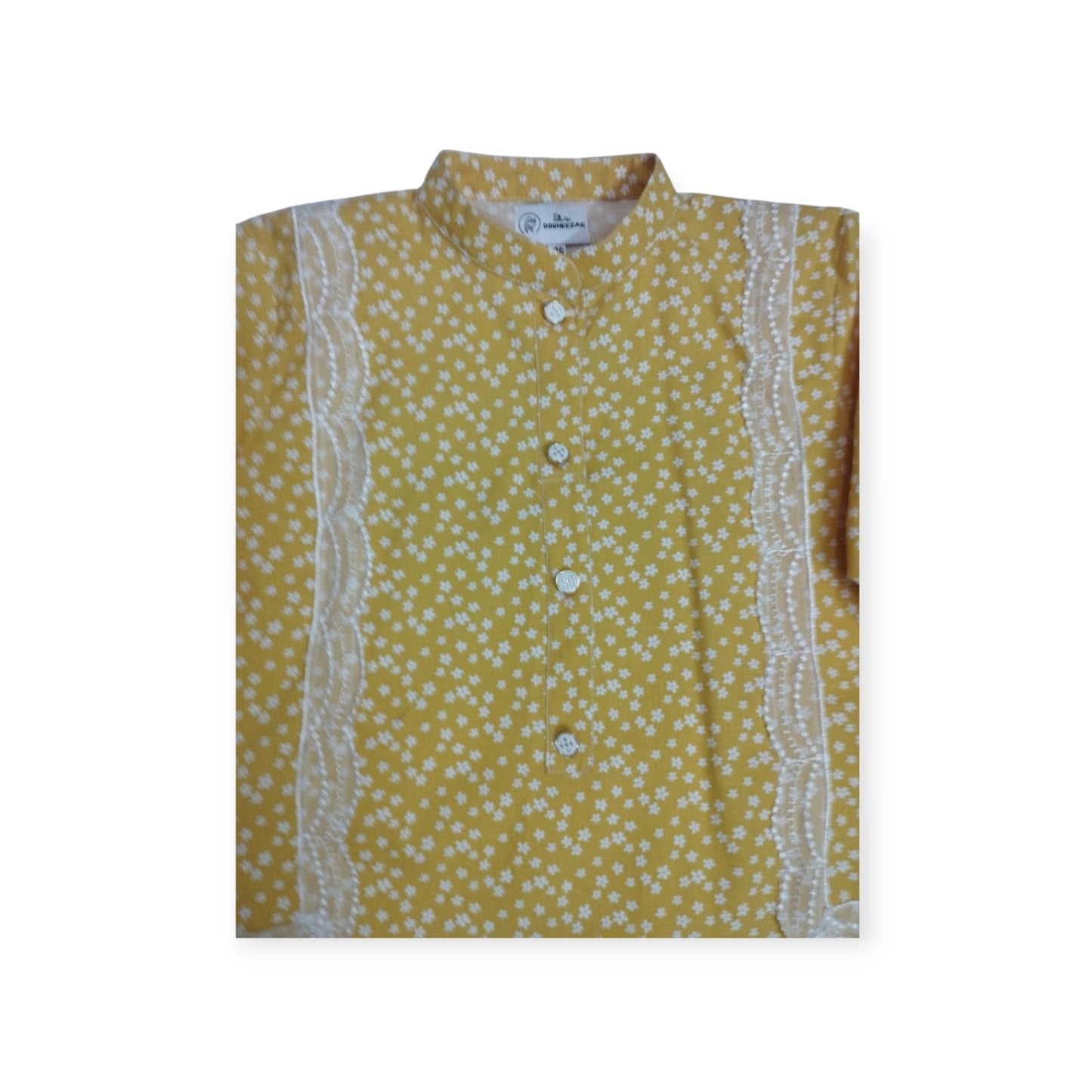 Traditional Grace Kurta Shalwar(yellow)